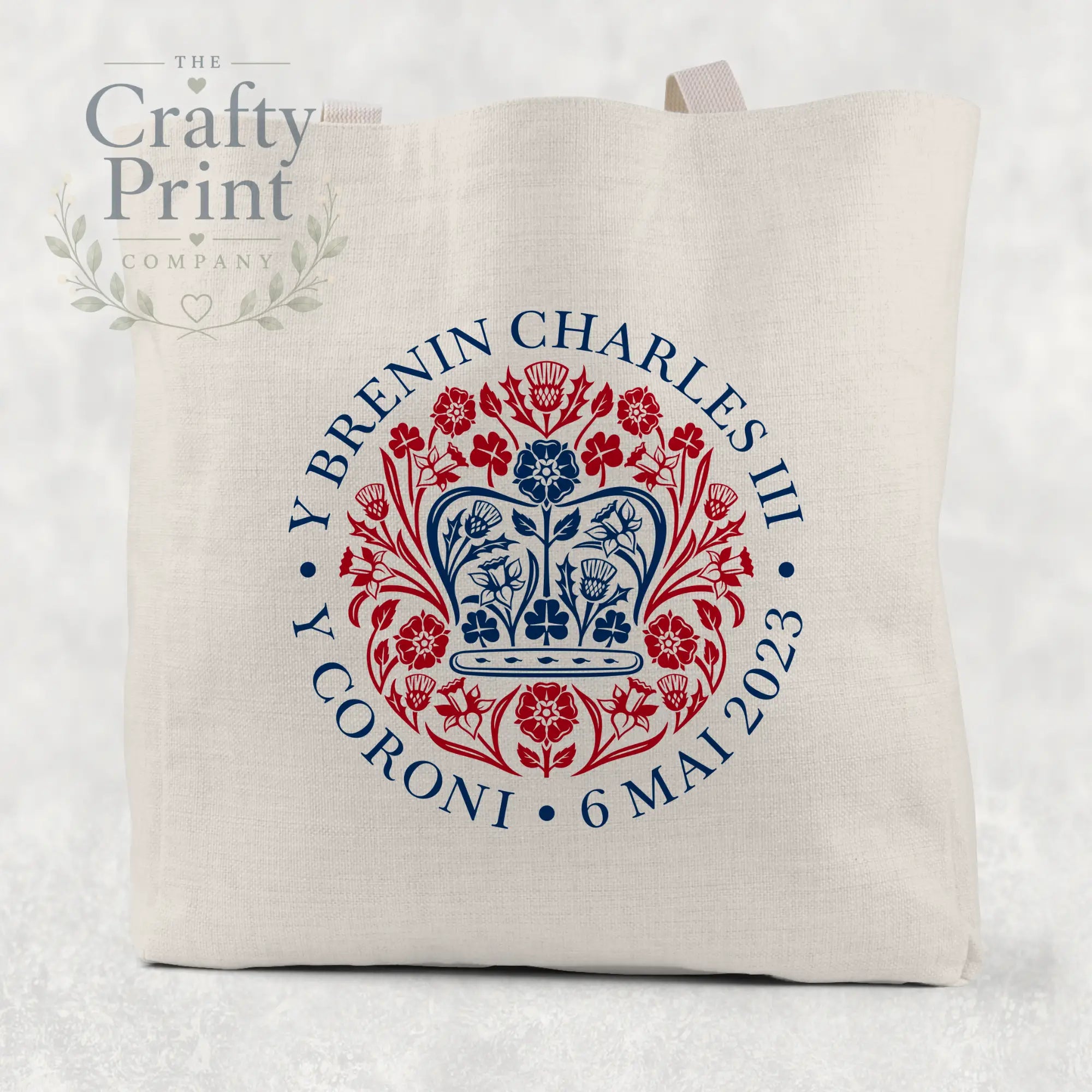 King Charles III Coronation Logo Tote / Goodie Bag - Small