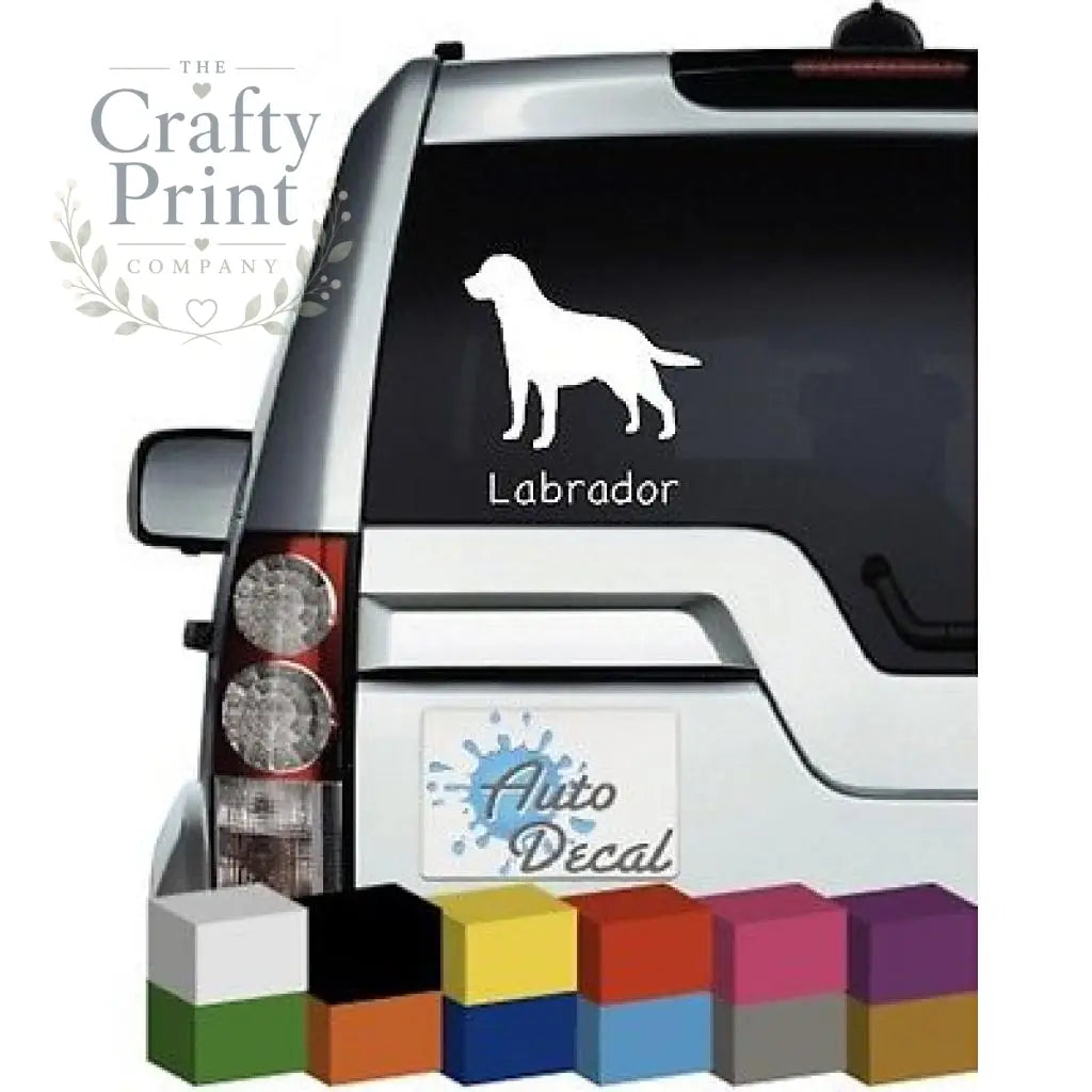 Labrador Dog Car Sticker - Bumper Stickers