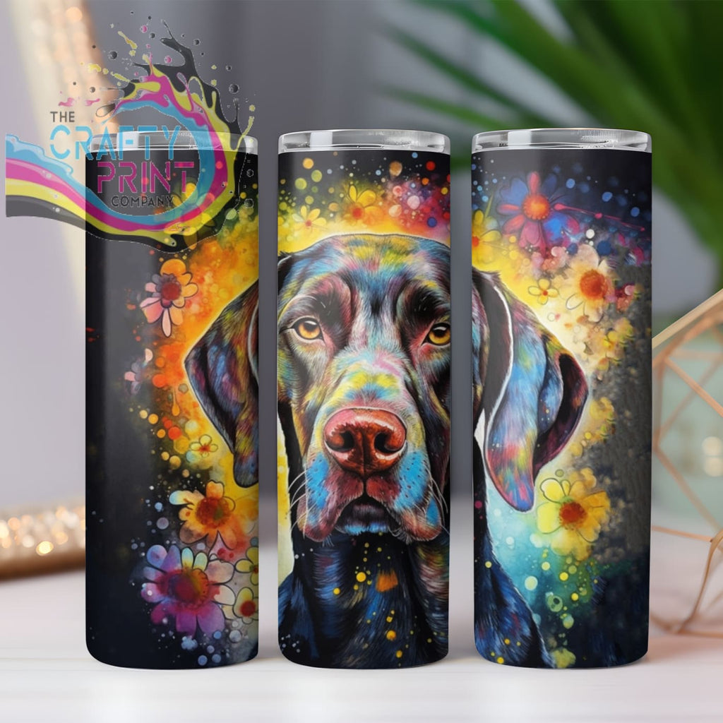 Labrador Paint Splatter Design 20oz Tumbler