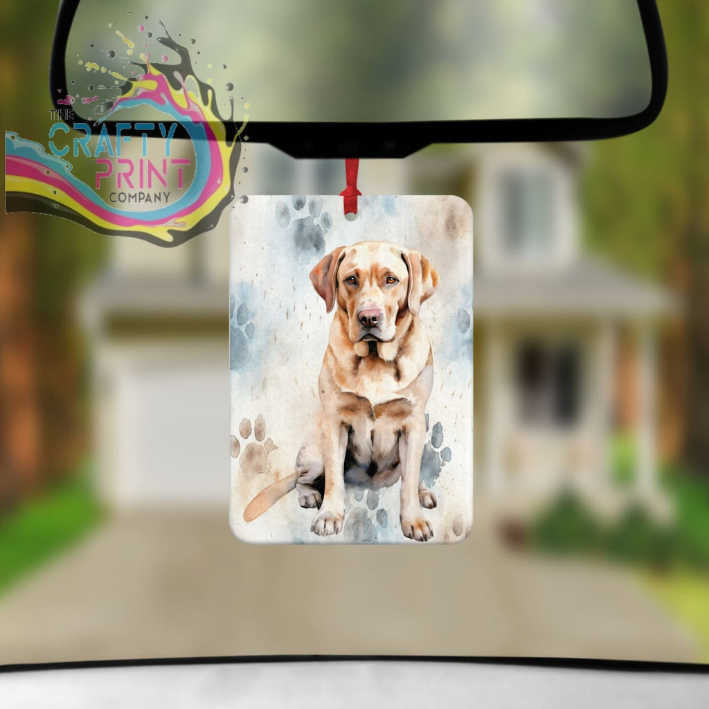 Labrador Paw Print Car Air Freshener - Vehicle Fresheners