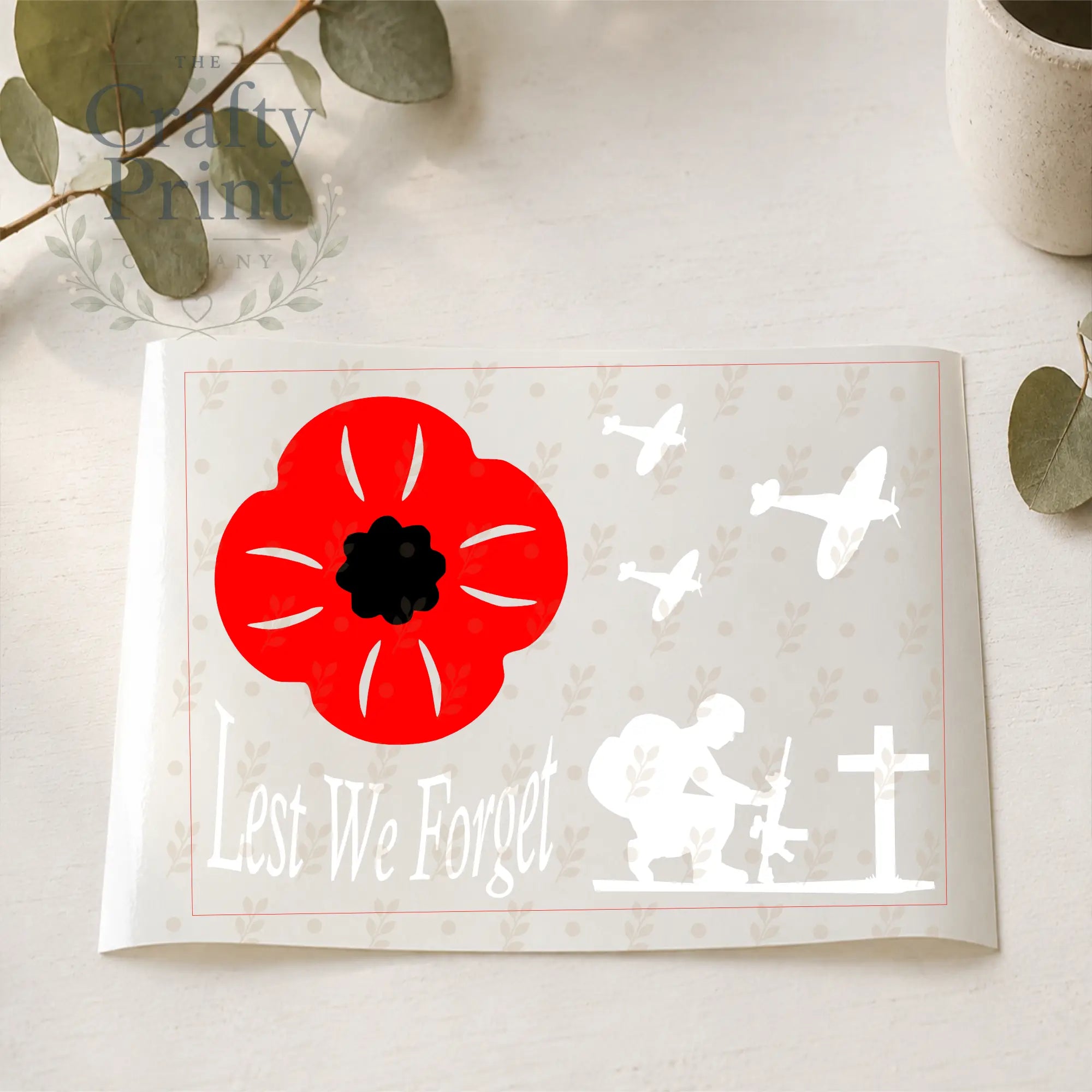Lest we forget Car Sticker