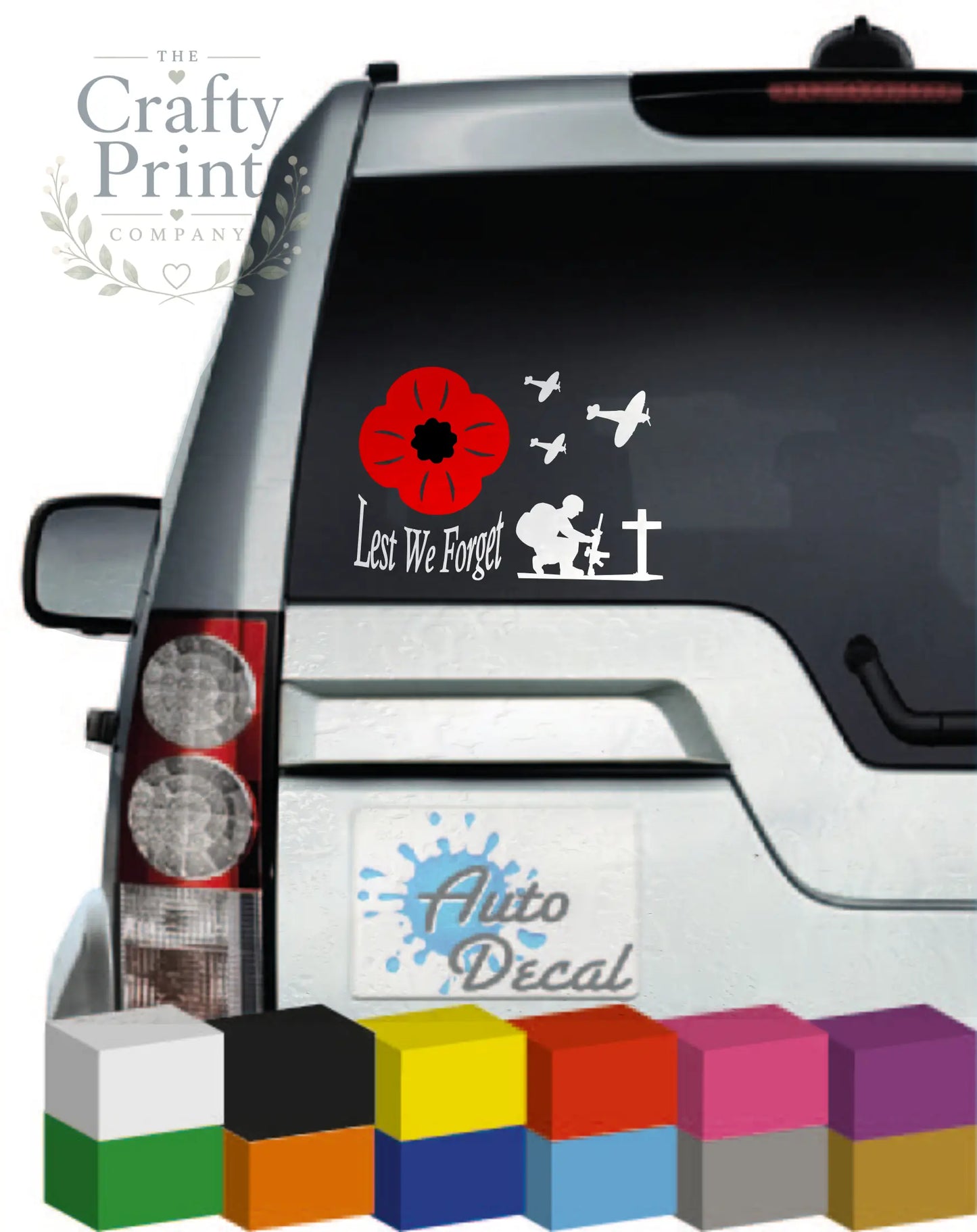Lest we forget Car Sticker - Bumper Stickers
