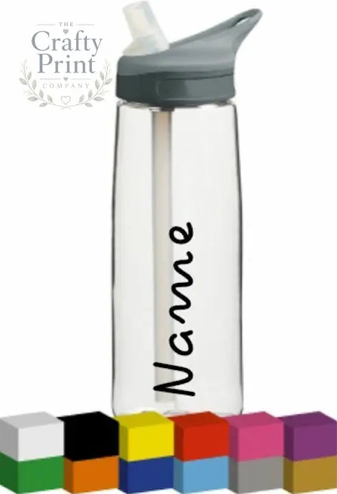 Love Island Font for Bottle Vinyl Decal - Black
