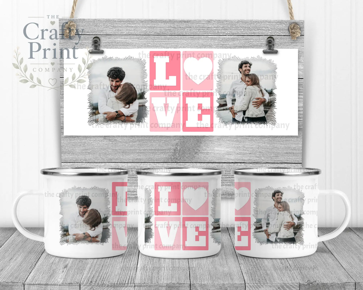 Love Photos Mug - Enamel - Mugs