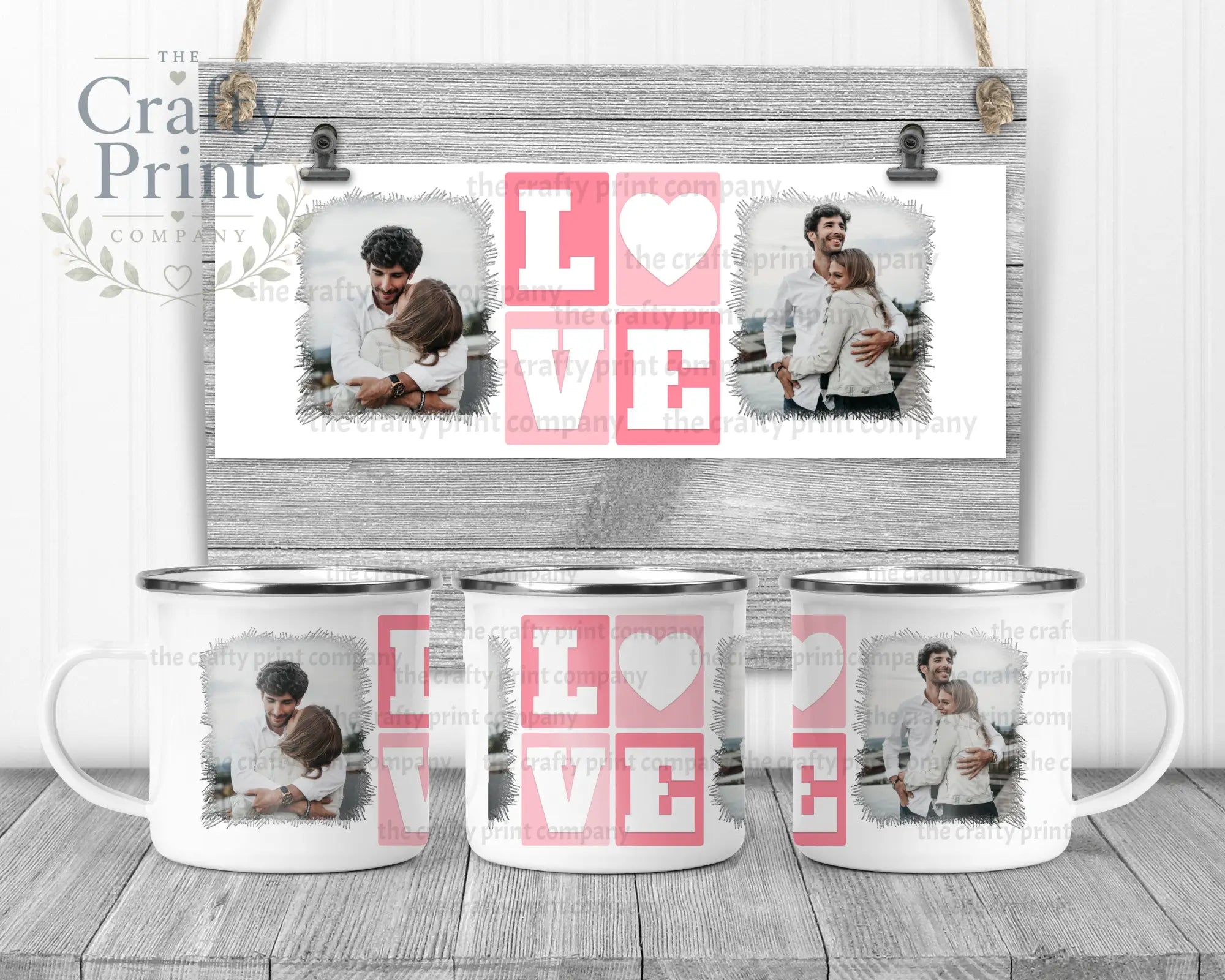 Love Photos Mug - Enamel - Mugs