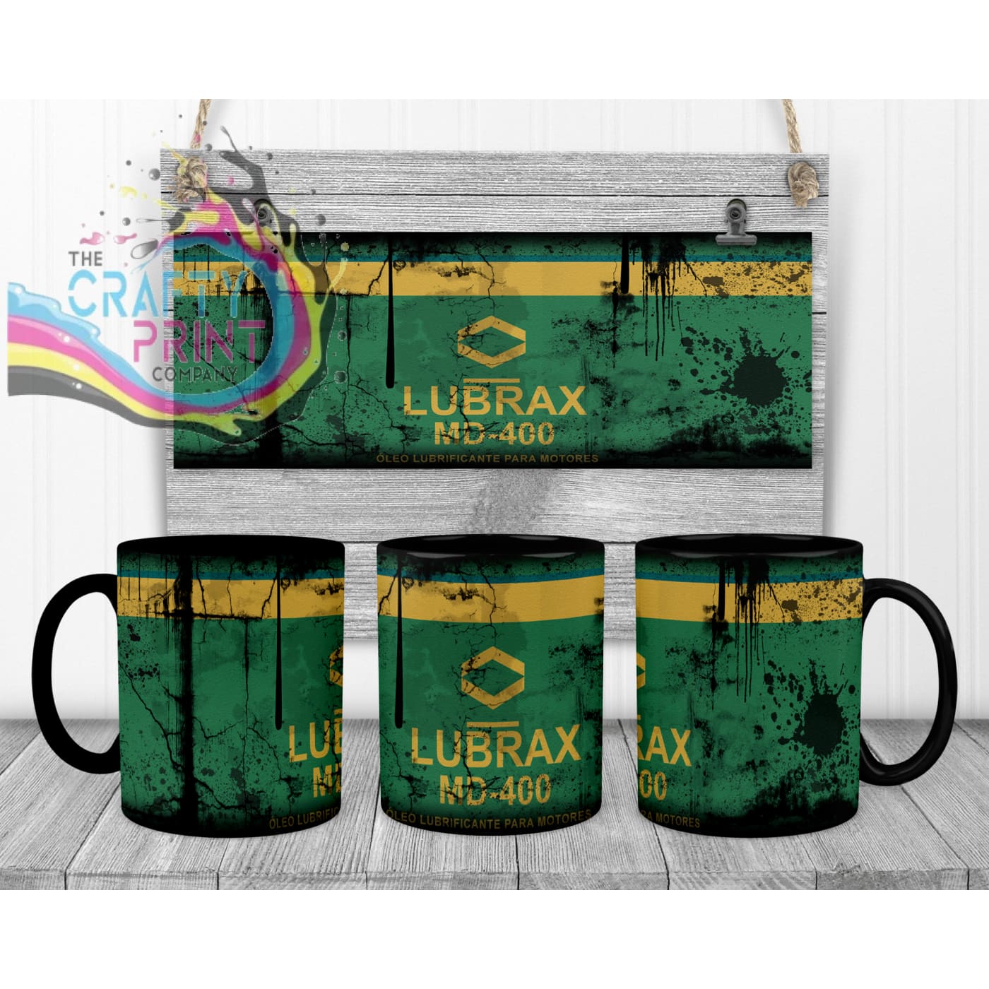 Lubrax Dirty Mug - Black Handle & Inner - Mugs