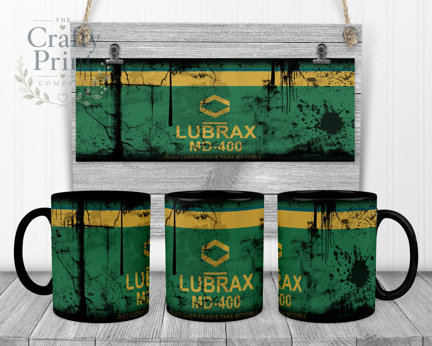 Lubrax Dirty Mug - Black Handle & Inner - Mugs