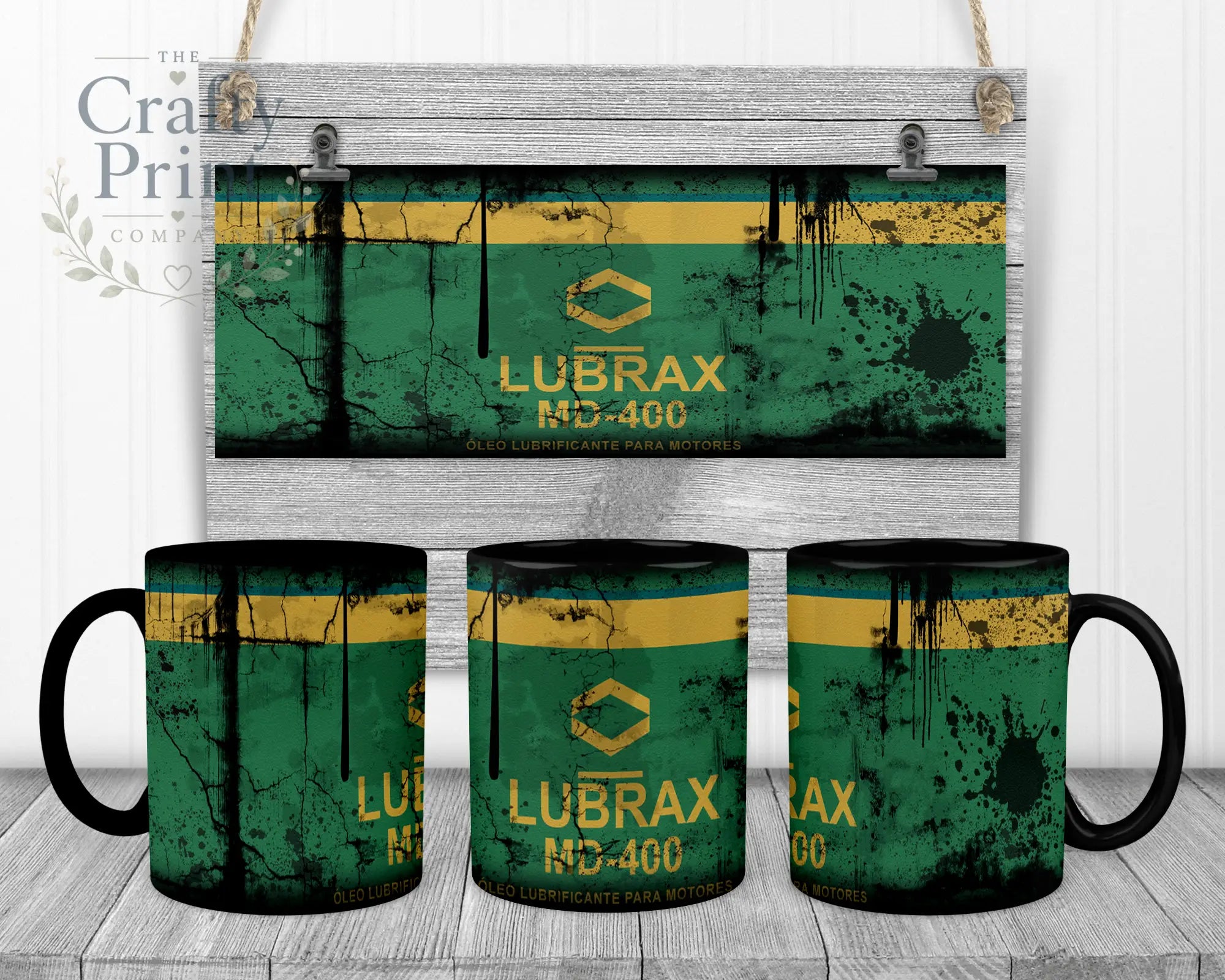 Lubrax Dirty Mug - Black Handle & Inner - Mugs
