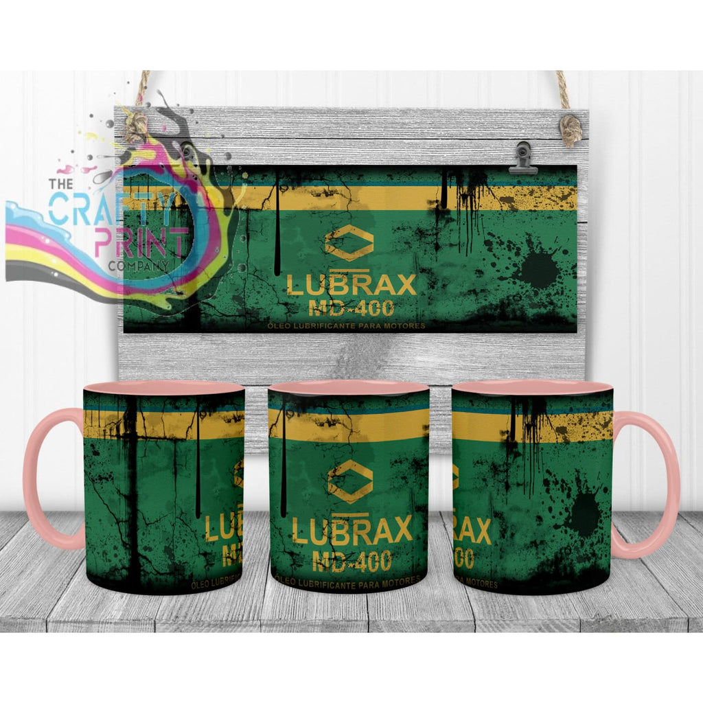 Lubrax Dirty Mug - Pink Handle & Inner - Mugs