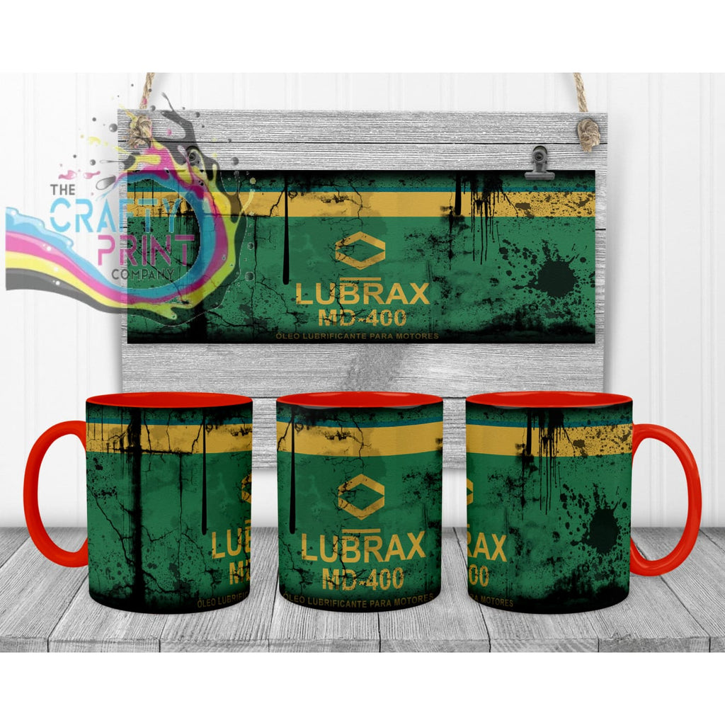 Lubrax Dirty Mug - Red Handle & Inner Mugs