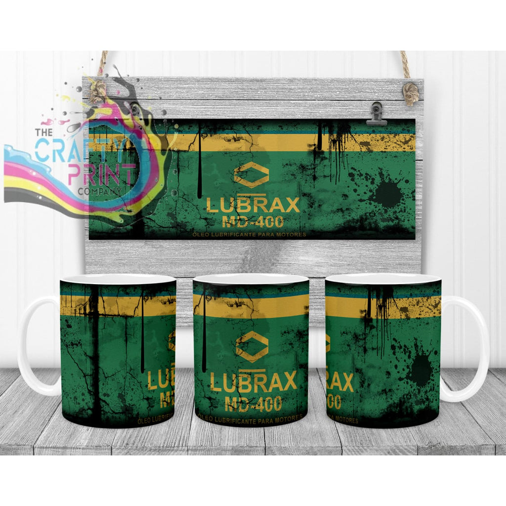 Lubrax Dirty Mug - White Handle & Inner - Mugs