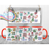 Mental Health Matters Mug - Red Handle & Inner - Mugs