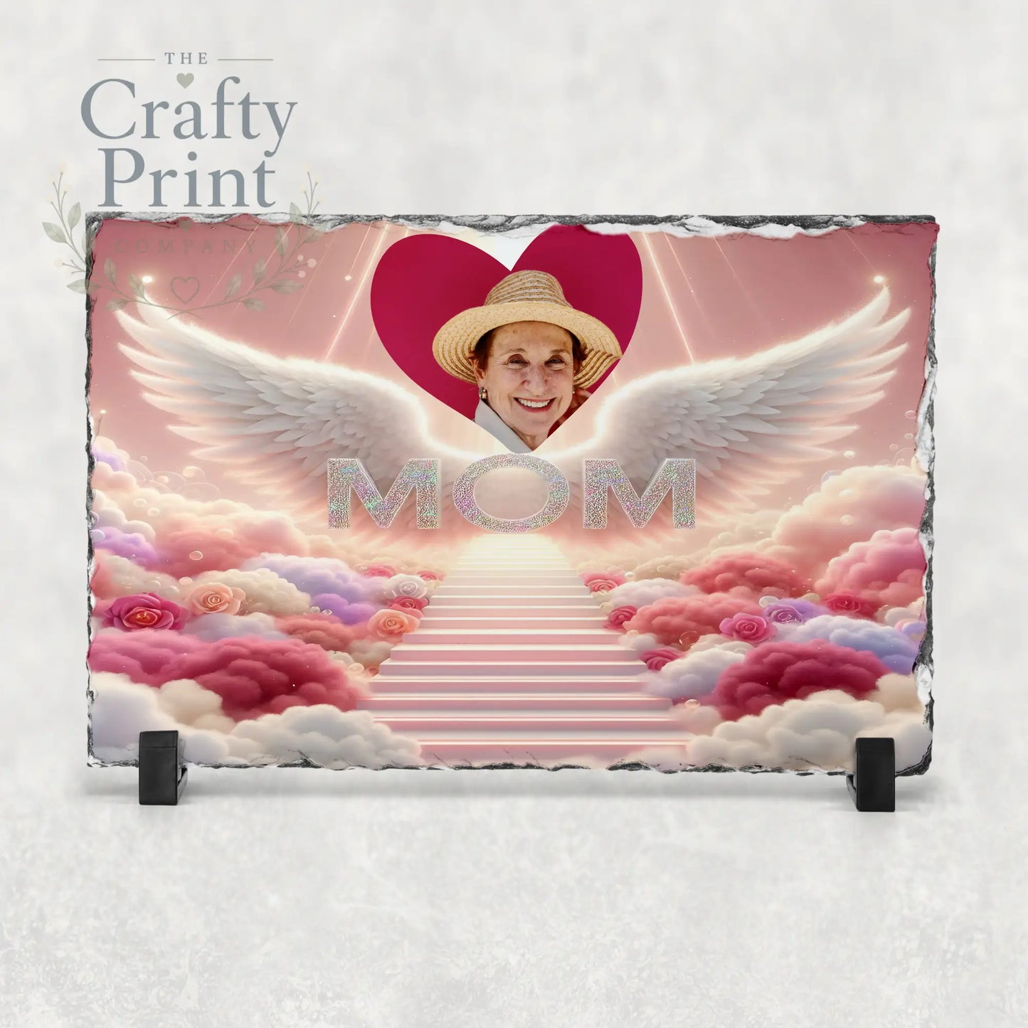 Mom Memorial Stairs Slate