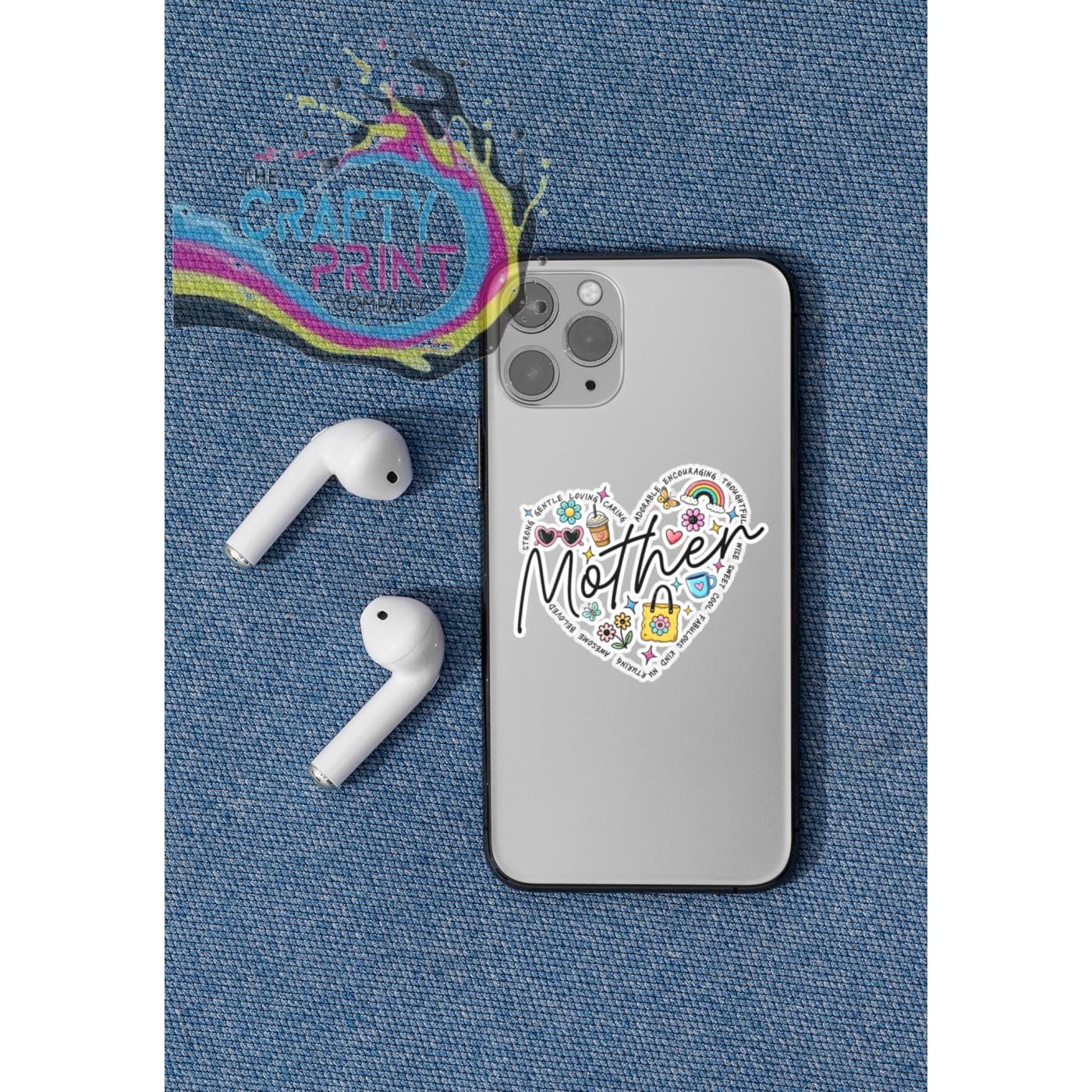 Mother Heart UV DTF Sticker | Mother’s Day Mug Decal