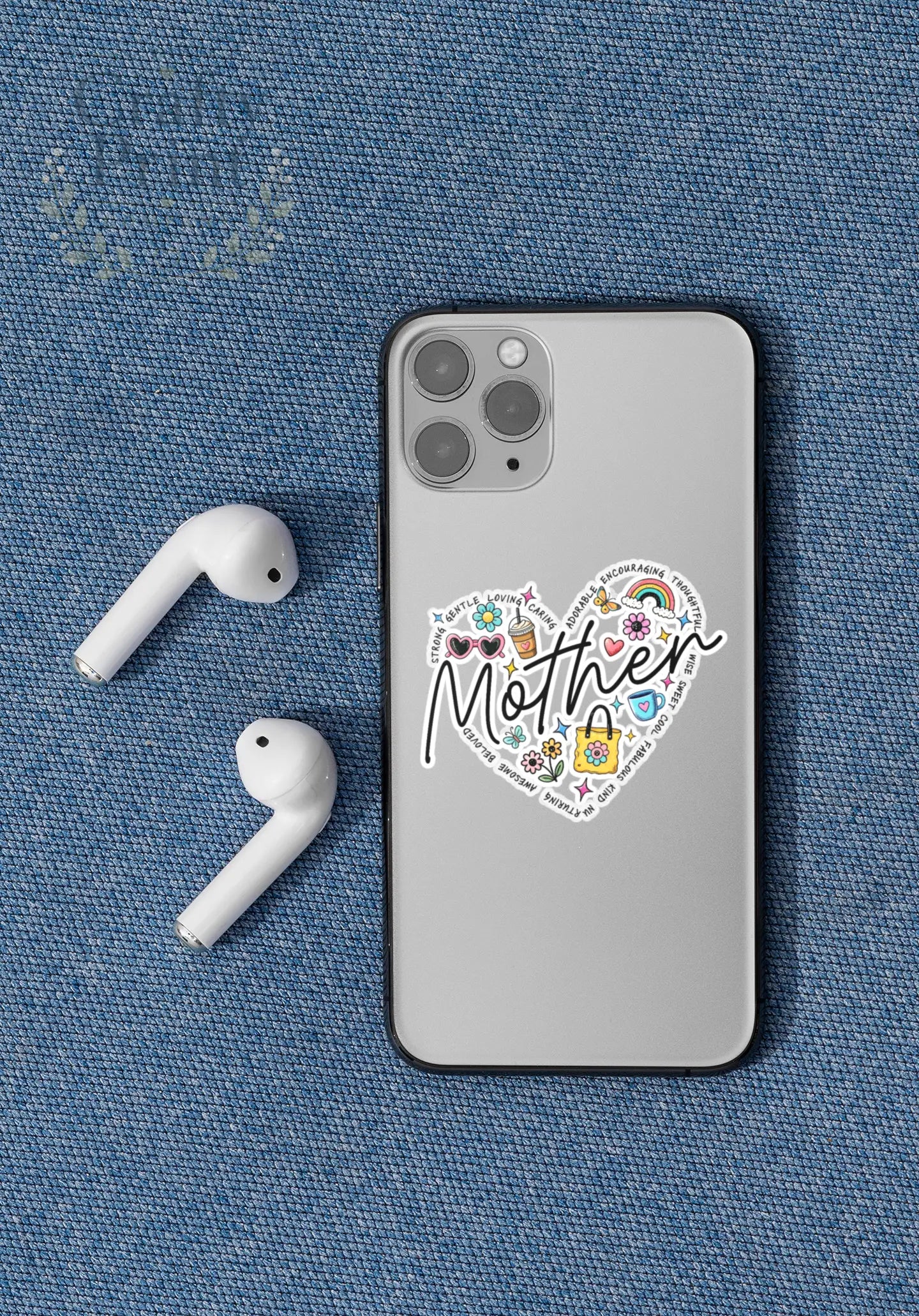 Mother Heart UV DTF Sticker | Mother’s Day Mug Decal