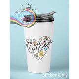 Mother Heart UV DTF Sticker | Mother’s Day Mug Decal