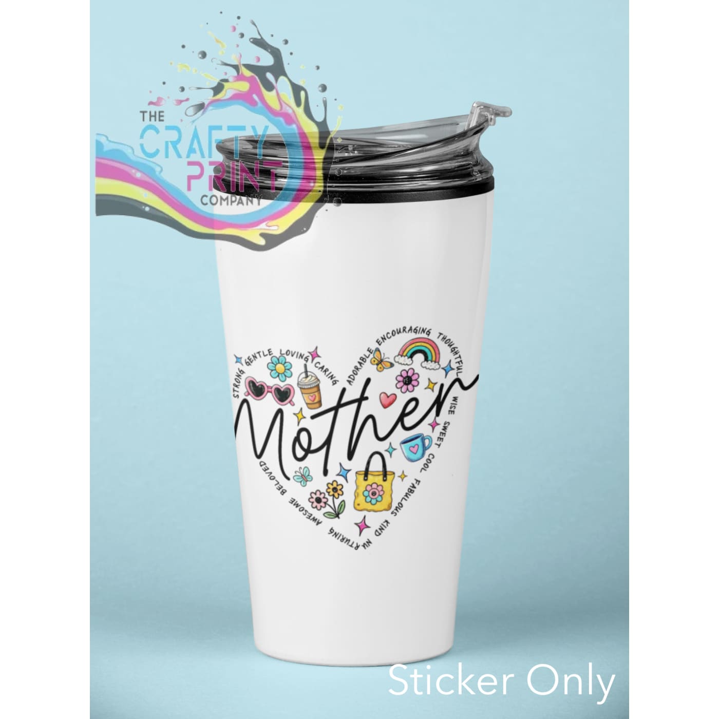 Mother Heart UV DTF Sticker | Mother’s Day Mug Decal