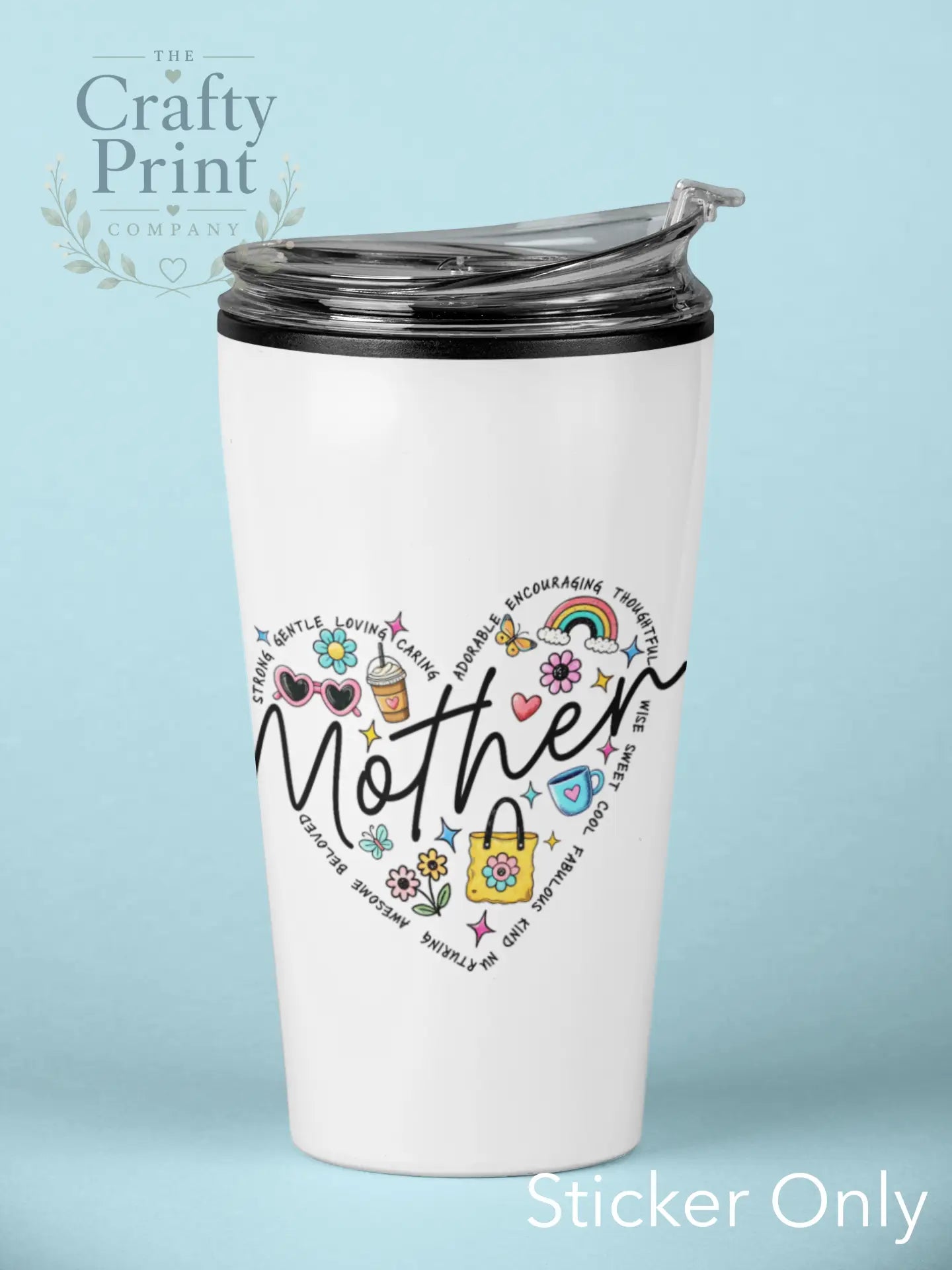 Mother Heart UV DTF Sticker | Mother’s Day Mug Decal
