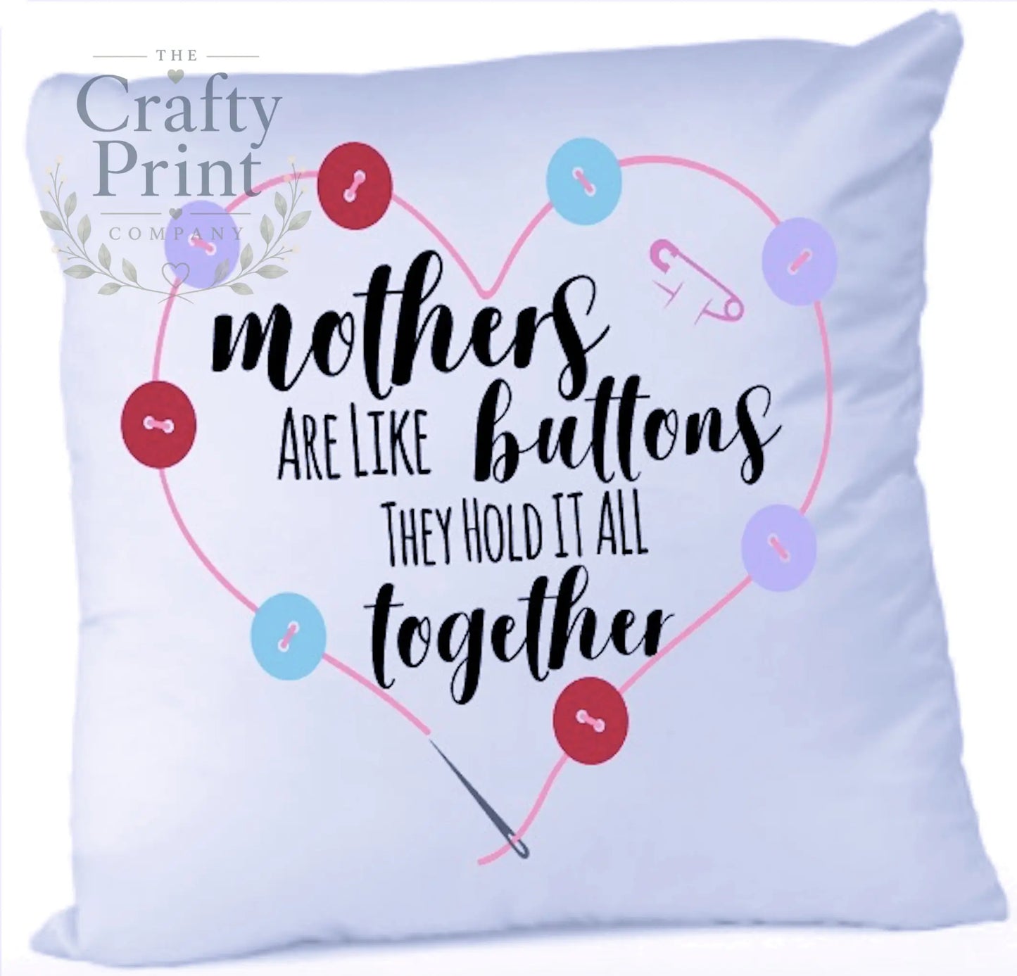 Mother’s are like buttons Cushion - Chair & Sofa Cushions