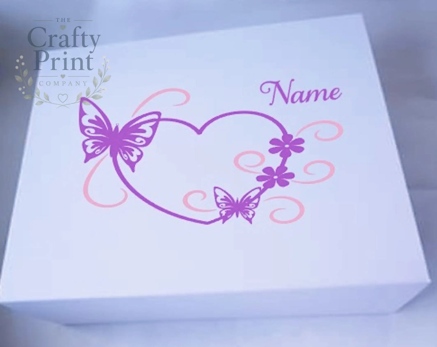 Mother’s Day Personalised Box Vinyl Sticker - Black