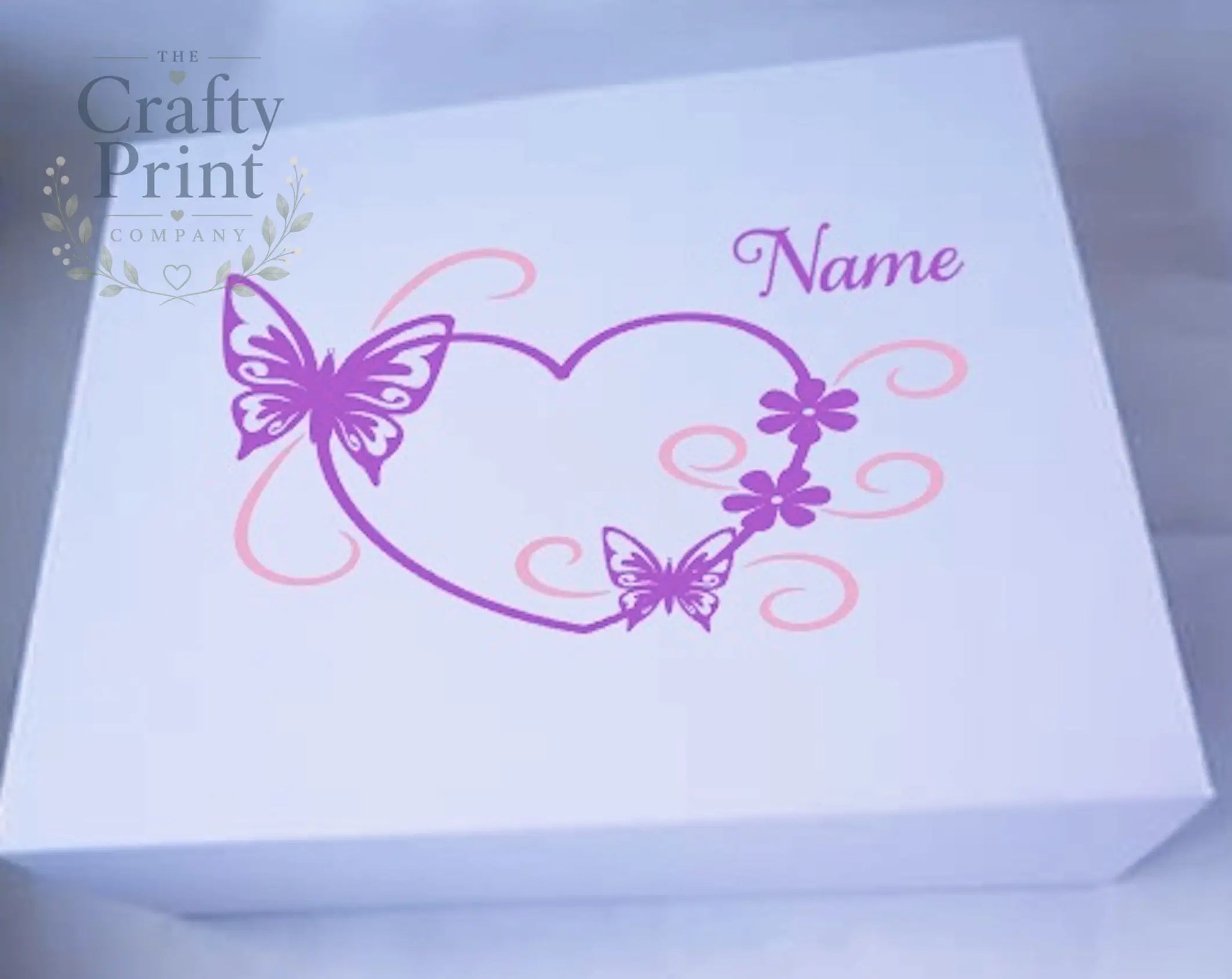 Mother’s Day Personalised Box Vinyl Sticker - Black