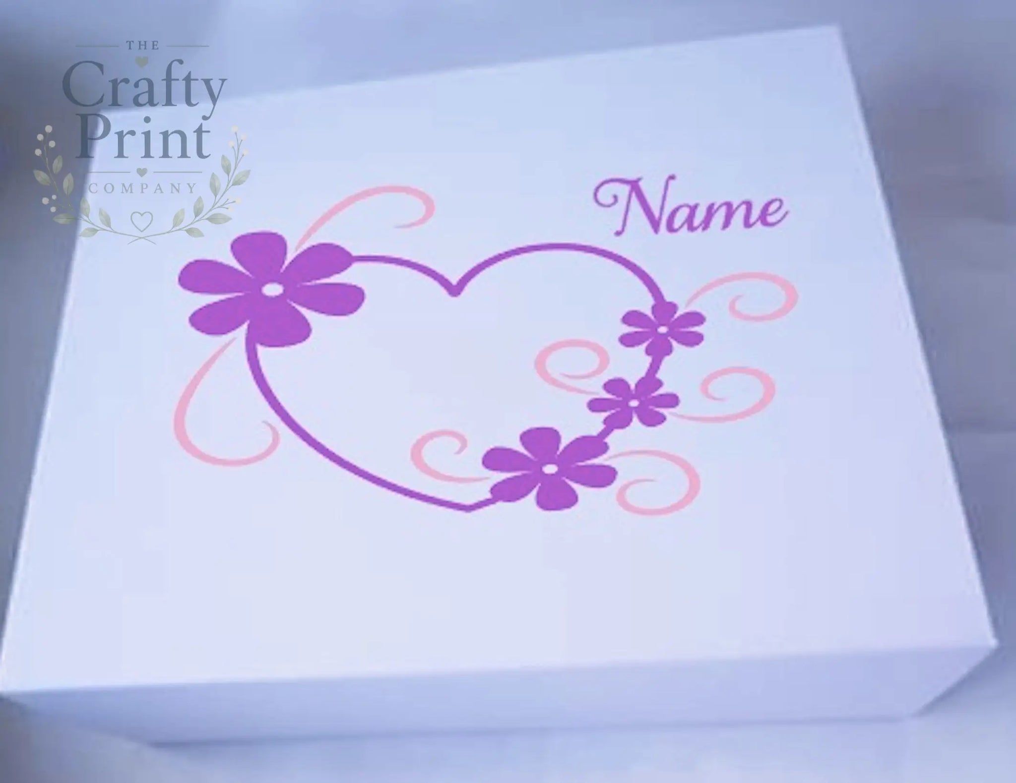 Mother’s Day Personalised Box Vinyl Sticker - Black