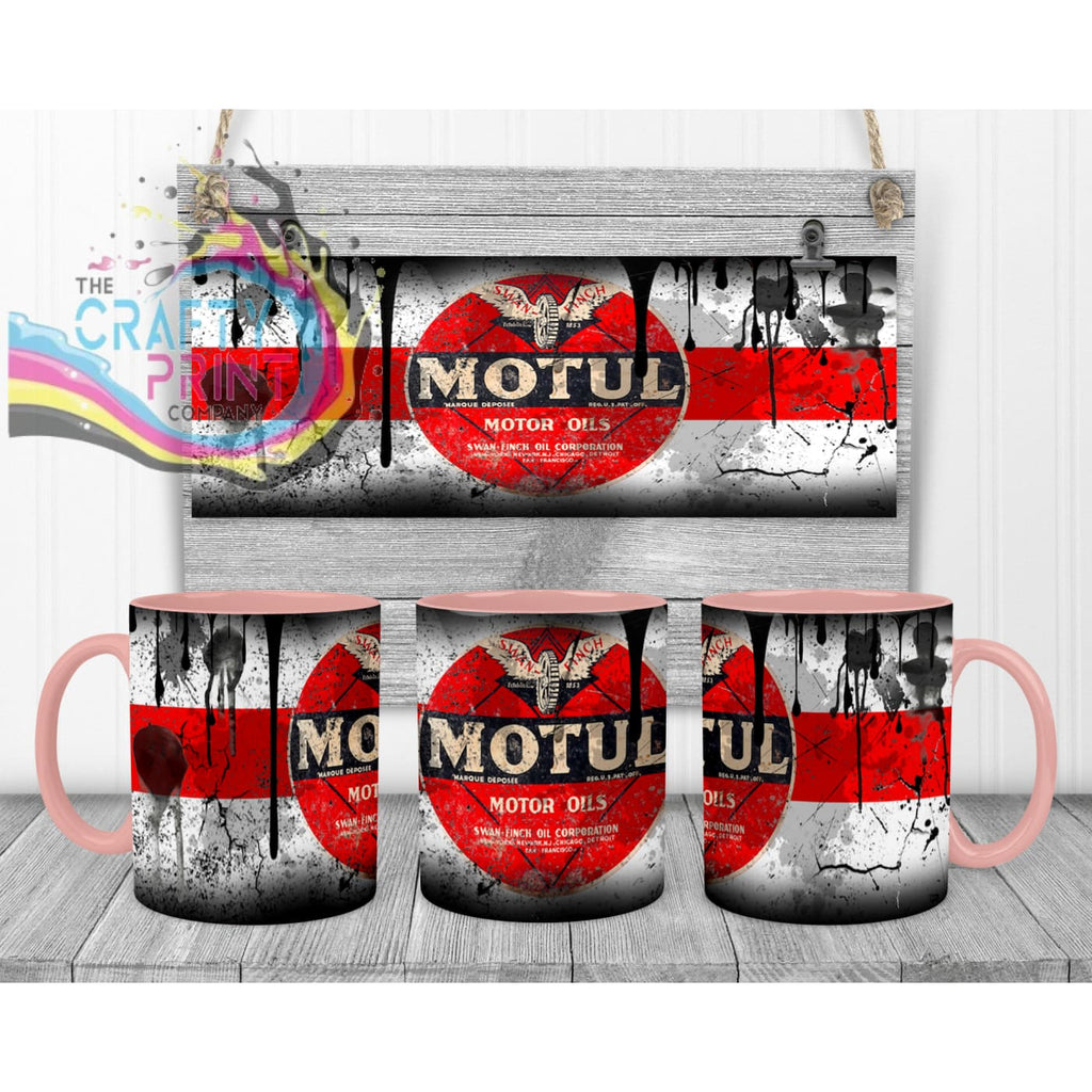 Motol Dirty Mug - Pink Handle & Inner - Mugs