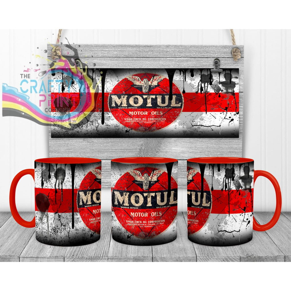 Motol Dirty Mug - Red Handle & Inner - Mugs