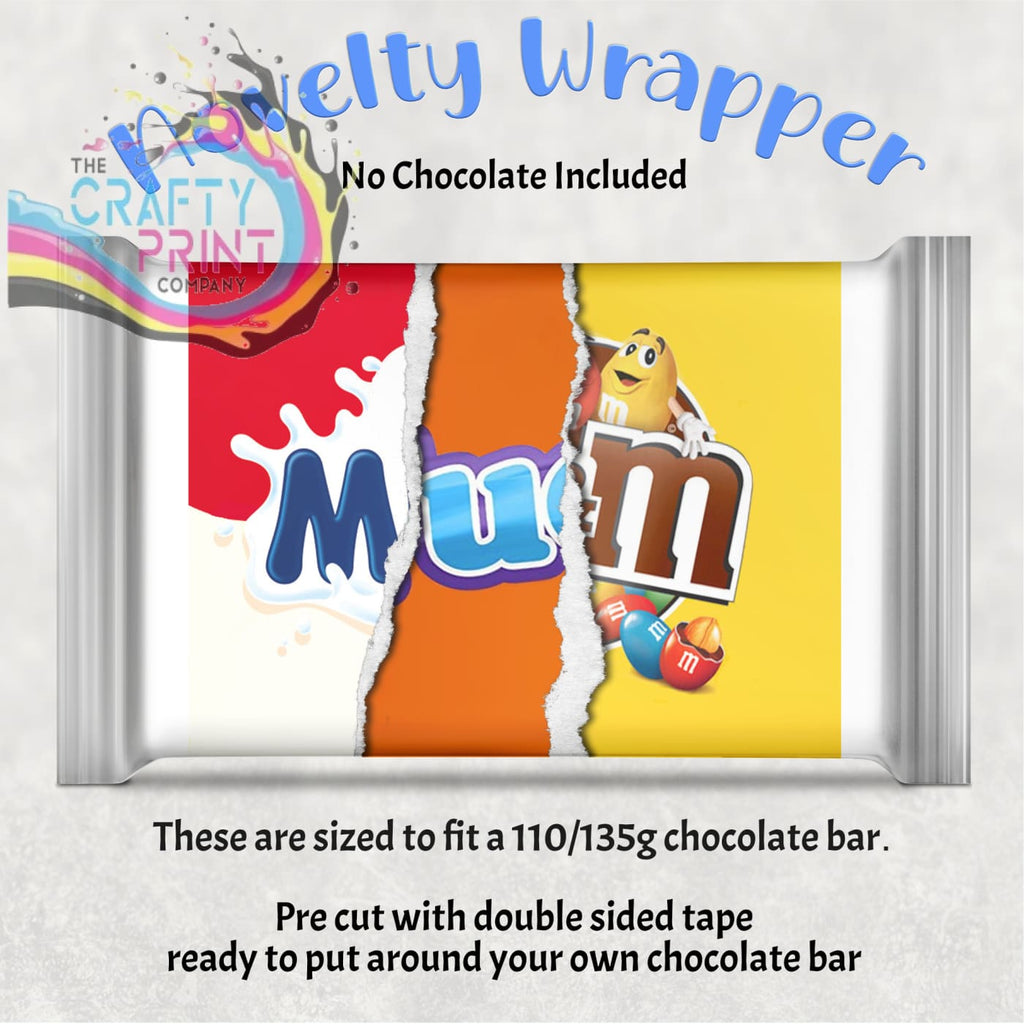 Mum Chocolate Bar Wrapper - Gift Wrapping