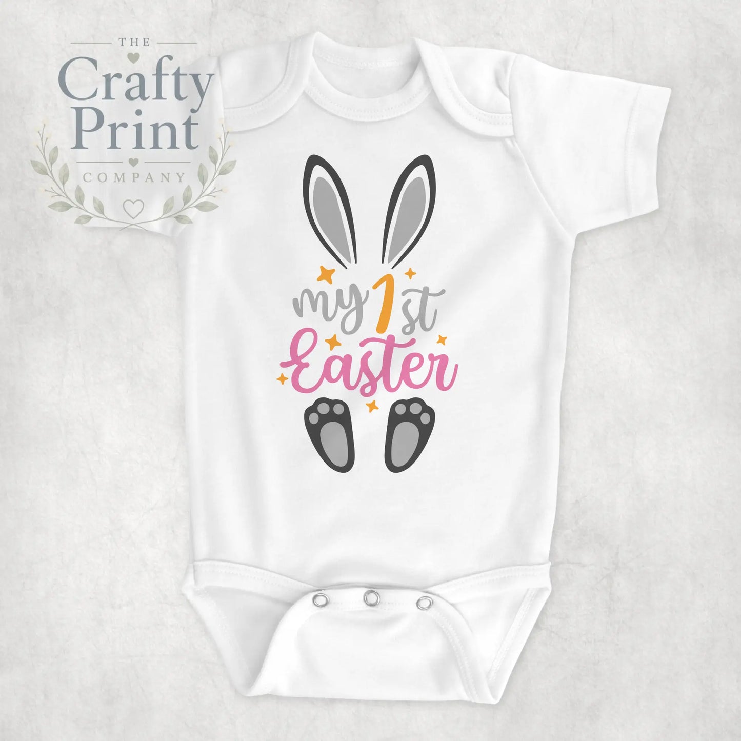 My 1st Easter Bodysuit - Pink - Baby One-Pieces
