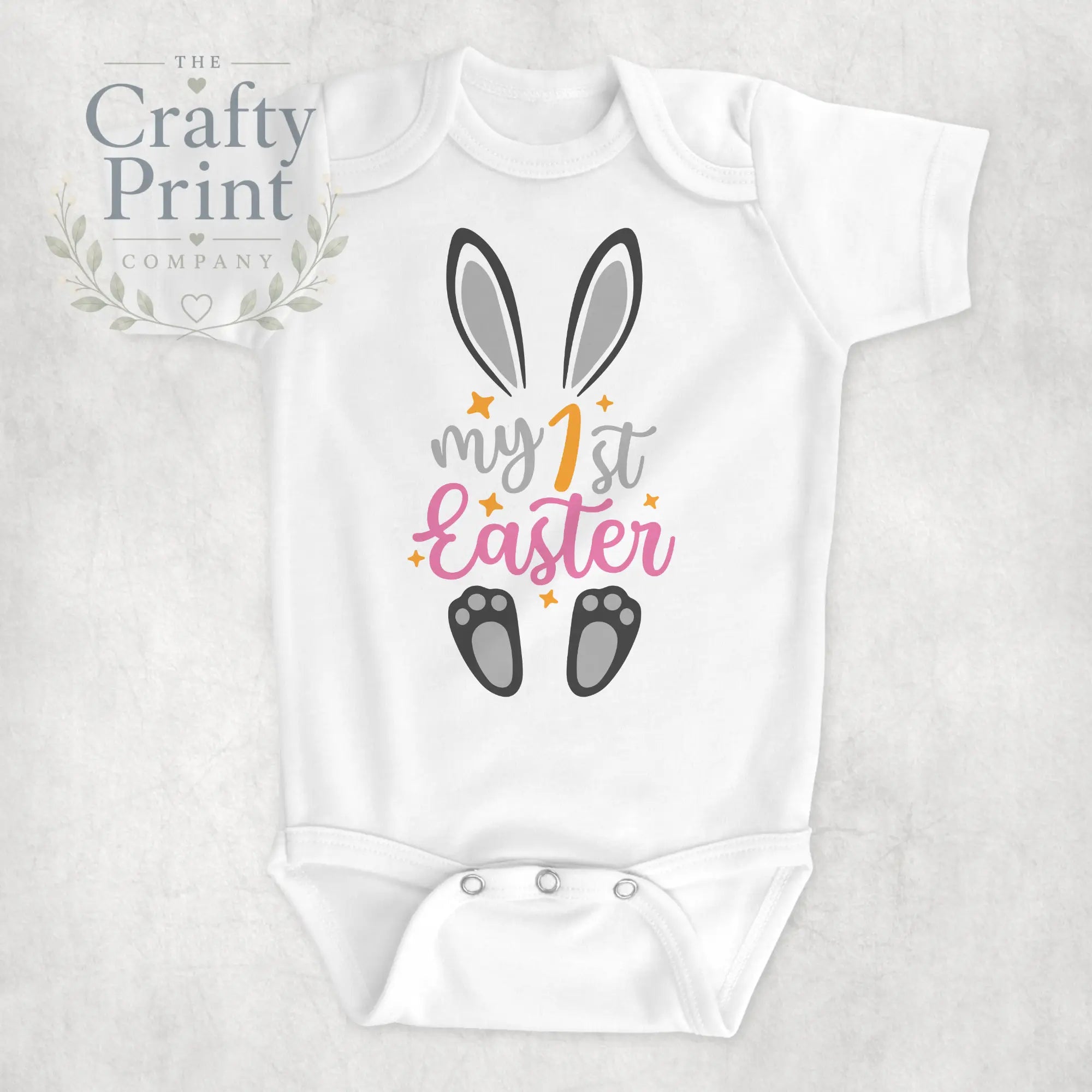 My 1st Easter Bodysuit - Pink - Baby One-Pieces