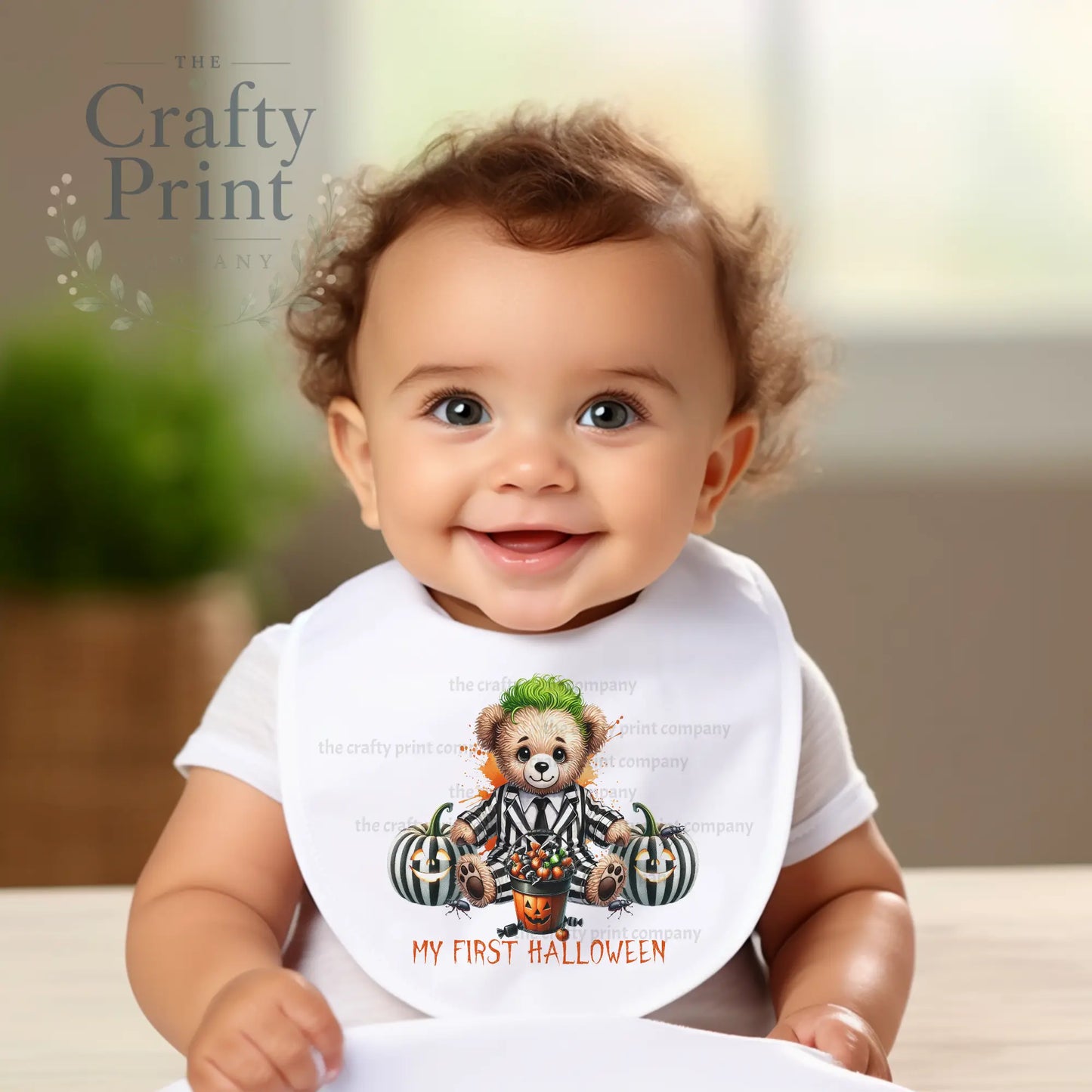 My 1st Halloween Beetle Bear Baby Bib & Toddler Clothing