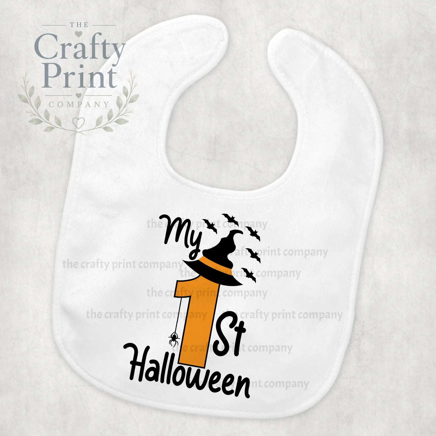 My 1st Halloween Witches Hat Baby Bib - & Toddler Clothing