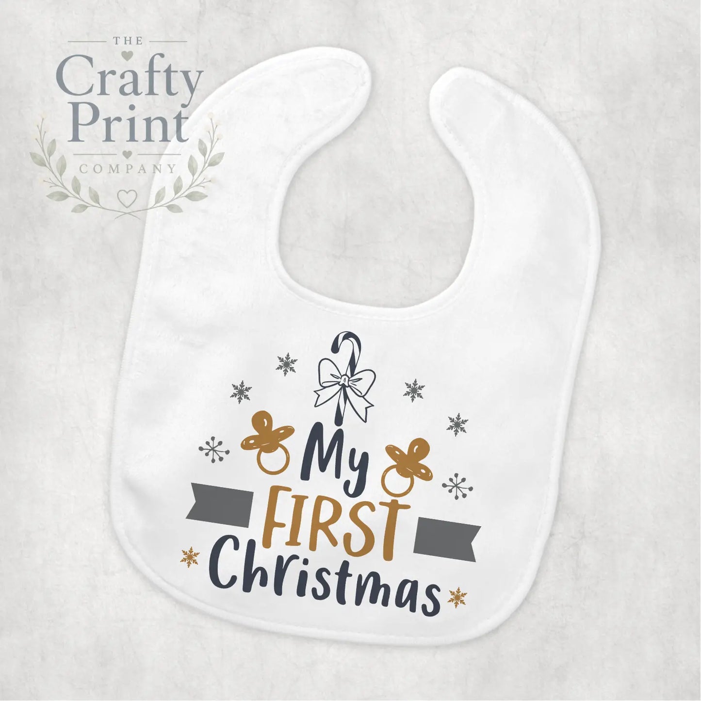 My First Christmas Baby Bib - & Toddler Clothing