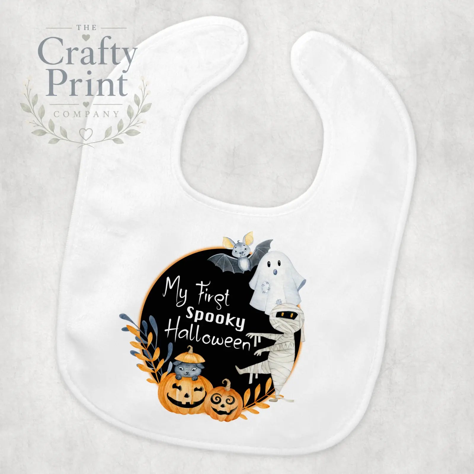 My First Spooky Halloween Baby Bib - & Toddler Clothing
