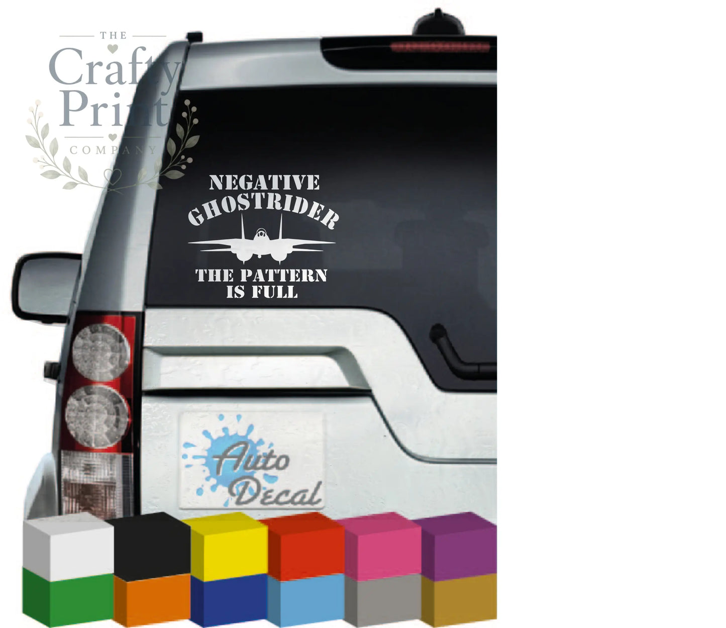 Negative Ghostrider the pattern is full Novelty Car Sticker