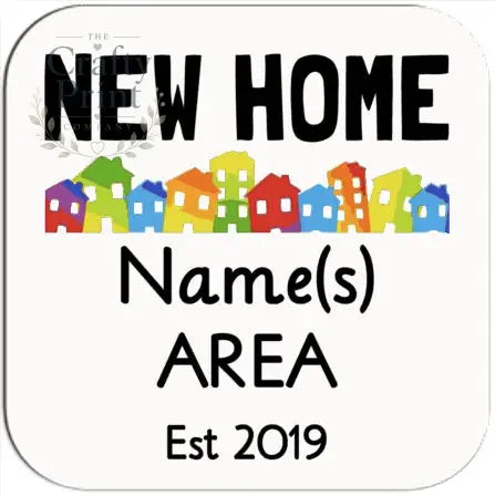 New Home Personalised Coaster - Coasters