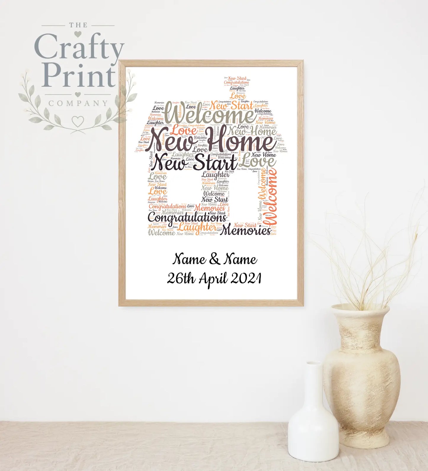 New Home Personalised Print - Posters Prints & Visual