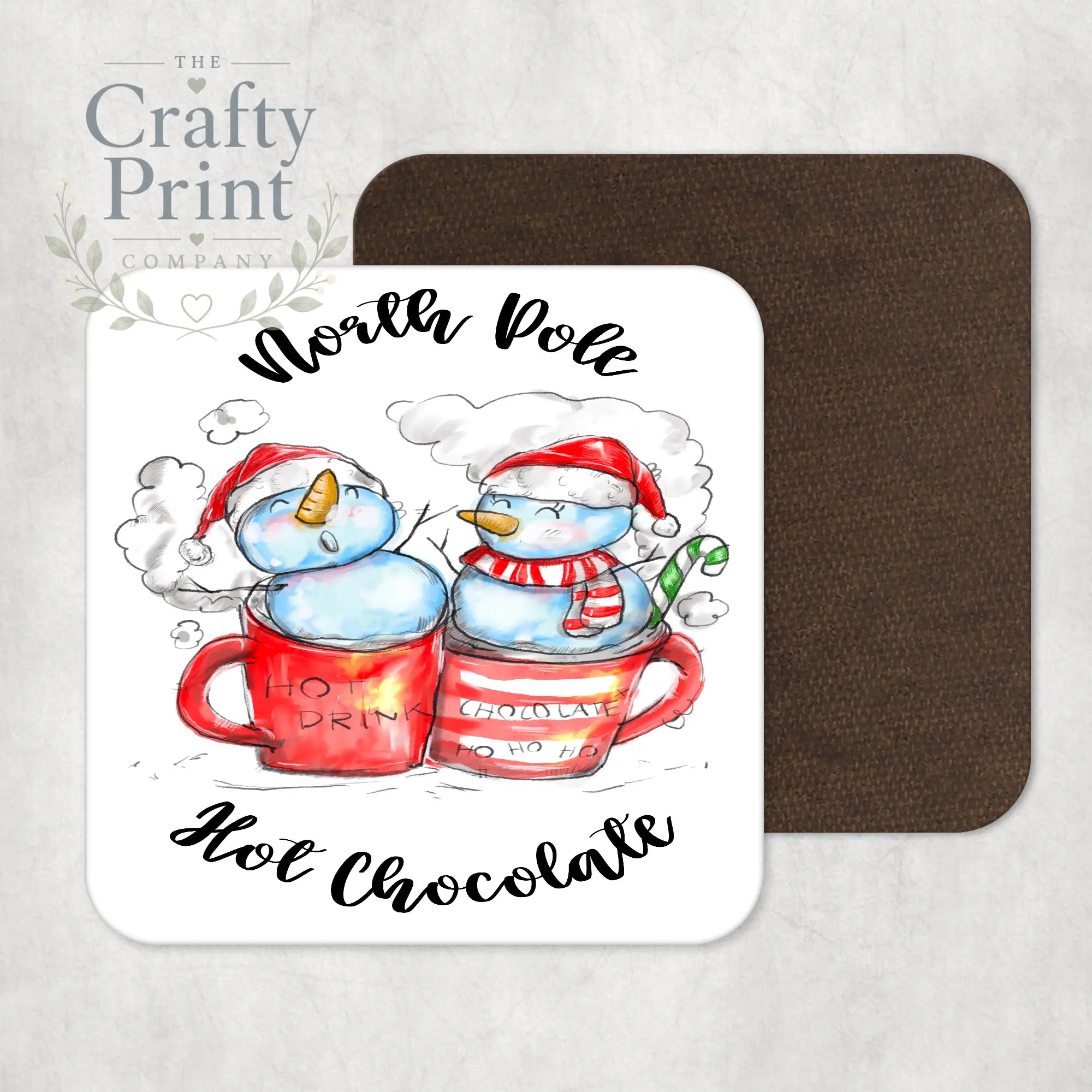 North Pole Hot Chocolate Coaster - Coasters