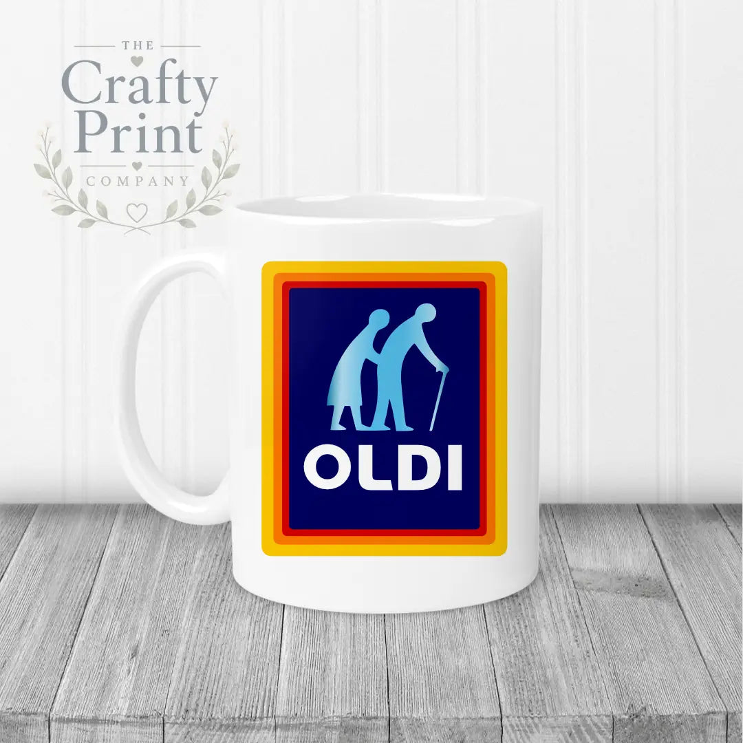 Oldi Mug - White Handle & Inner - Mugs