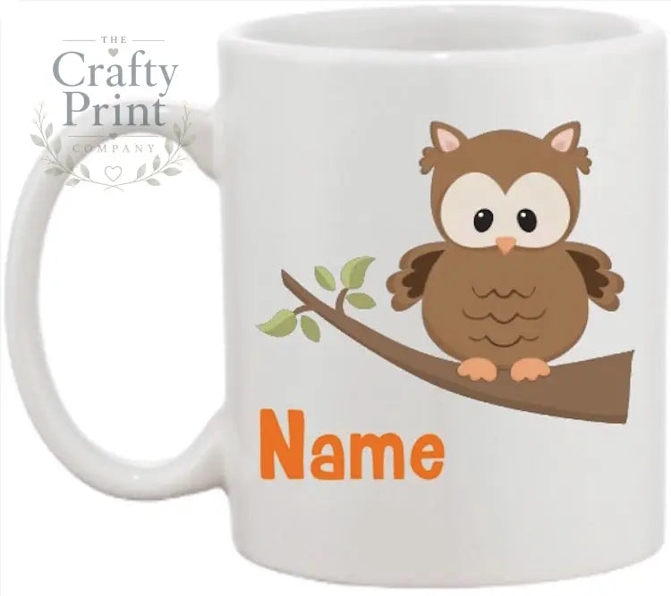 Owl Personalised Mug - Mugs