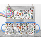 Personalised 3D Floral Mother Daughter or Son Hands Mug