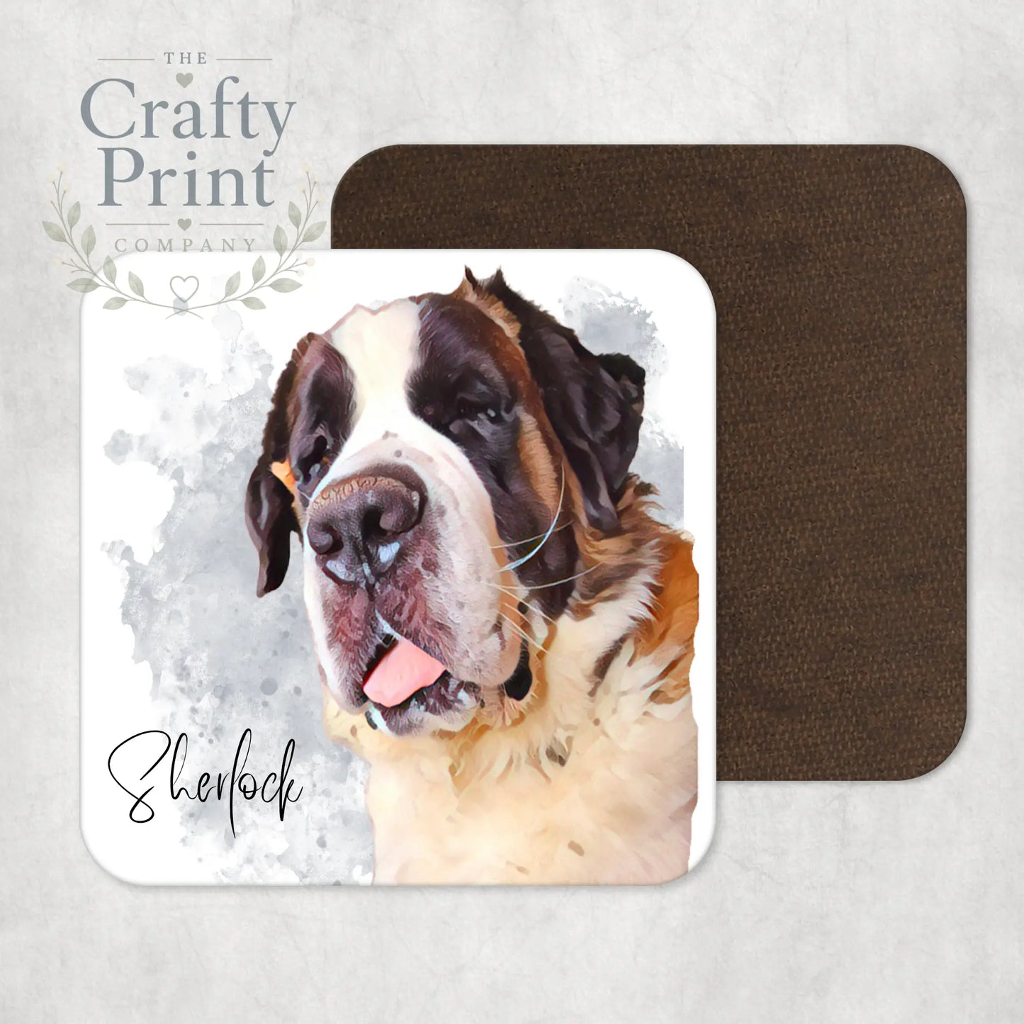 Personalised Custom Pet Portrait Coaster - Coasters