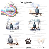 Personalised Dog Memorial Cushion When you Miss me - Chair