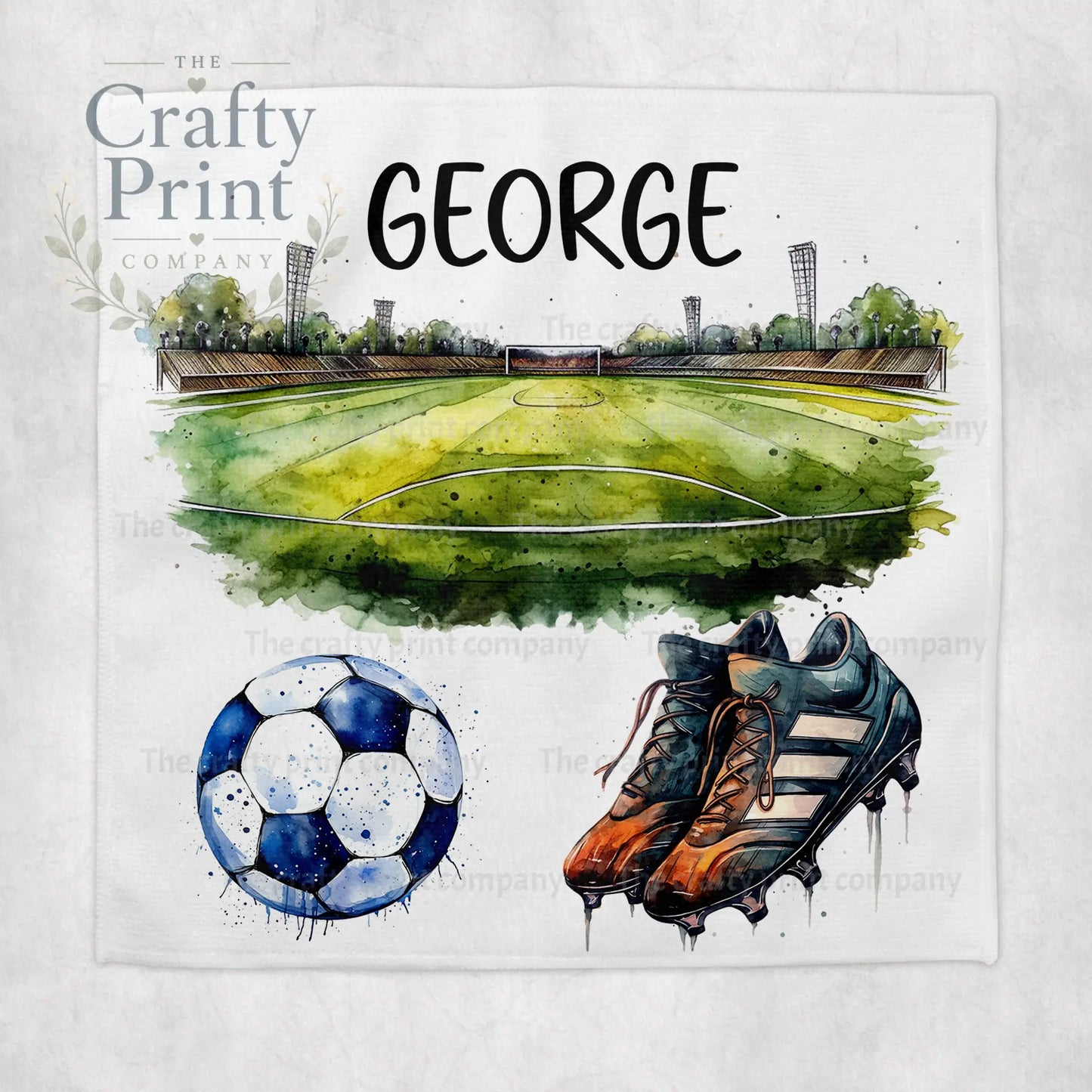 Personalised Football Face Cloth