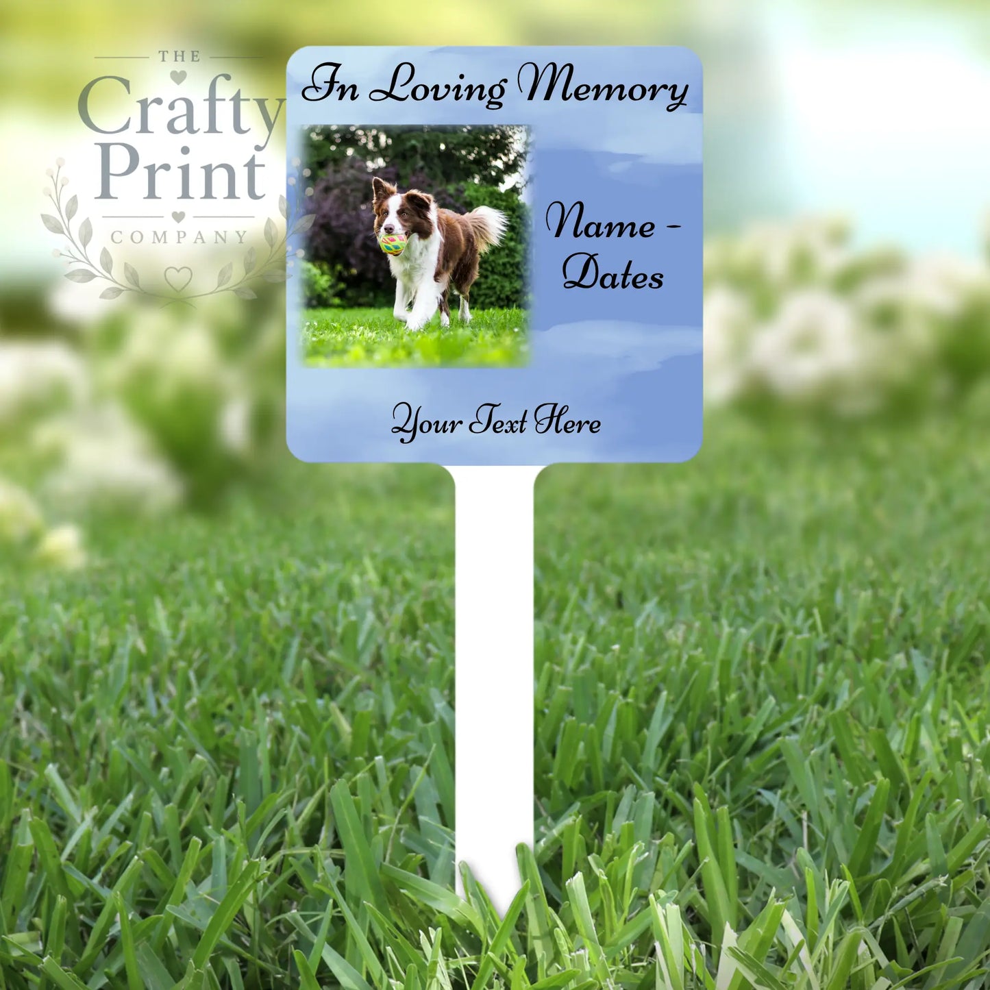 Personalised In Loving Memory Dog / Cat Memorial Grave