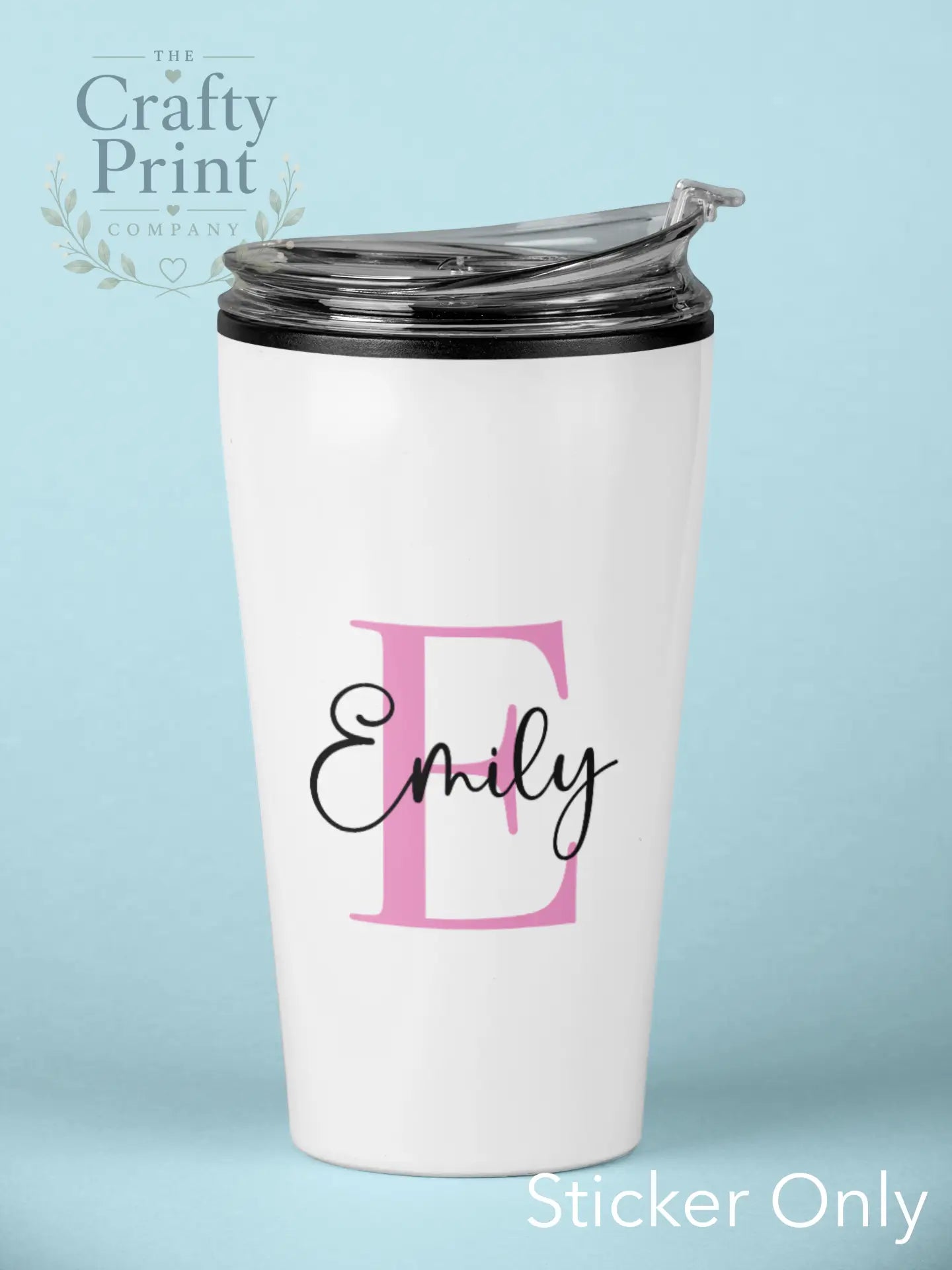 Personalised Initial Name UV DTF Sticker – Custom Decal