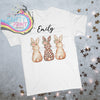 Personalised Leopard Rabbit Children’s T-shirt - White