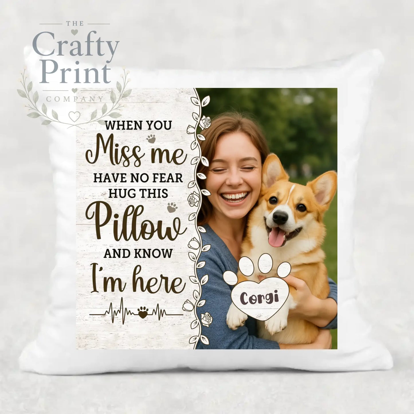 Personalised Memorial Pet Cushion - Chair & Sofa Cushions