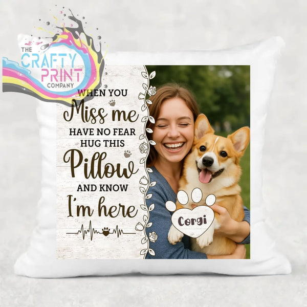 Personalised Memorial Pet Cushion Chair & Sofa Cushions